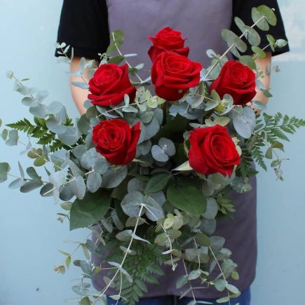Bouquet 6 Red Roses