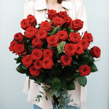 Ramo de Rosas Rojas de 70cm